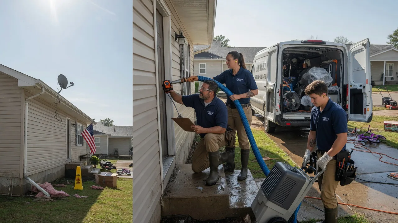 Ceiling Water Damage Restoration in Lohman, MO near me